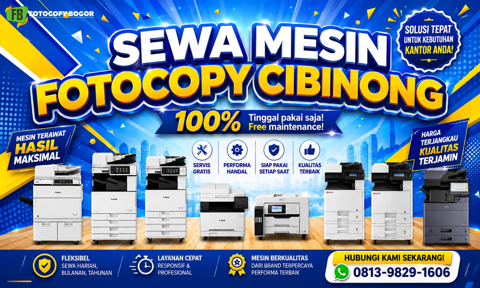 Sewa Medin Fotocopy Cibinong